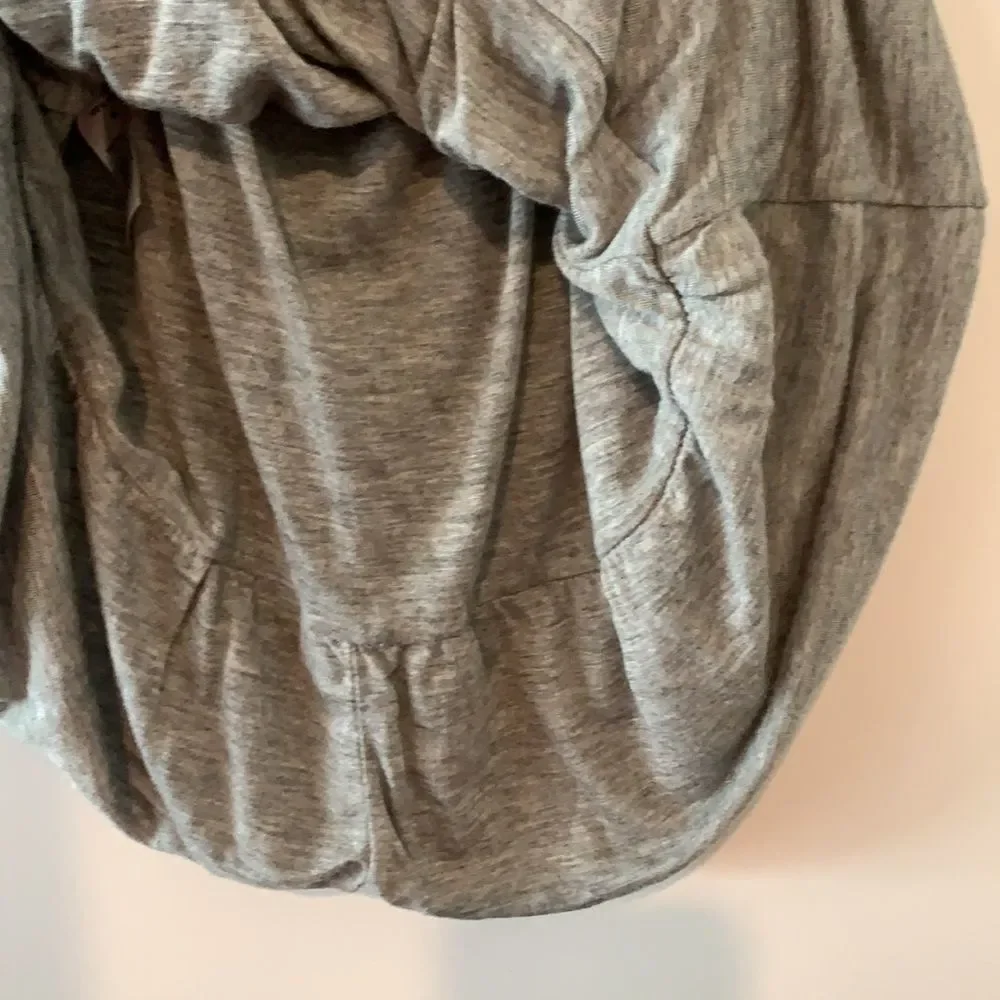 SCARLET SKYE Drape Back Embellished Grey Top M - Picture 8 of 9